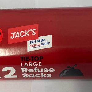 Jacks Large Refuse Sacks 12pk